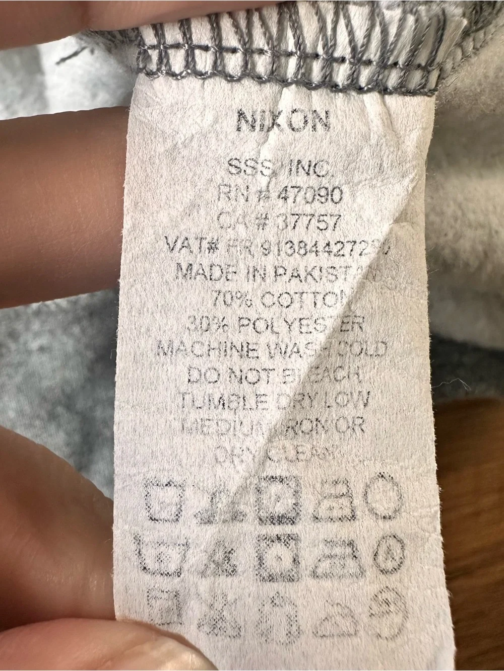 Nixon wordmark crewneck